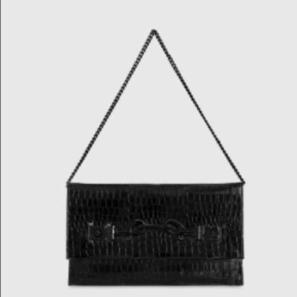 Rebecca minkoff used once Black Lou Clutch - Picture 8 of 9